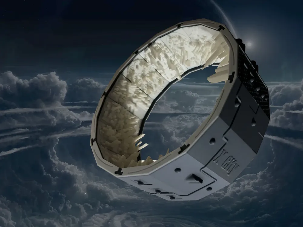 Future Artificial Gravity Ring City by CuriousAnt MakerWorld: Download ...