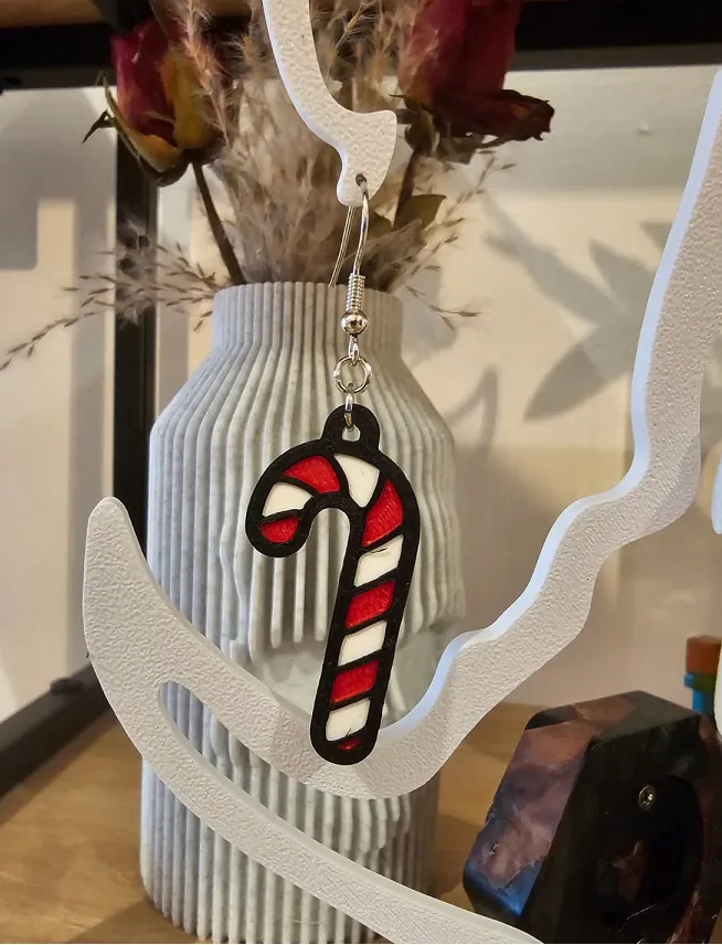 Boucle d'oreille sucre d'orge view 4