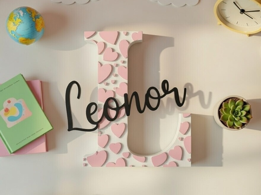 Alphabet Hearts set A to Z