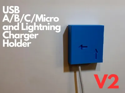 USB/Lightning Cable Holding Mechanism