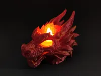 Photophore tête de dragon miniature — photo 1