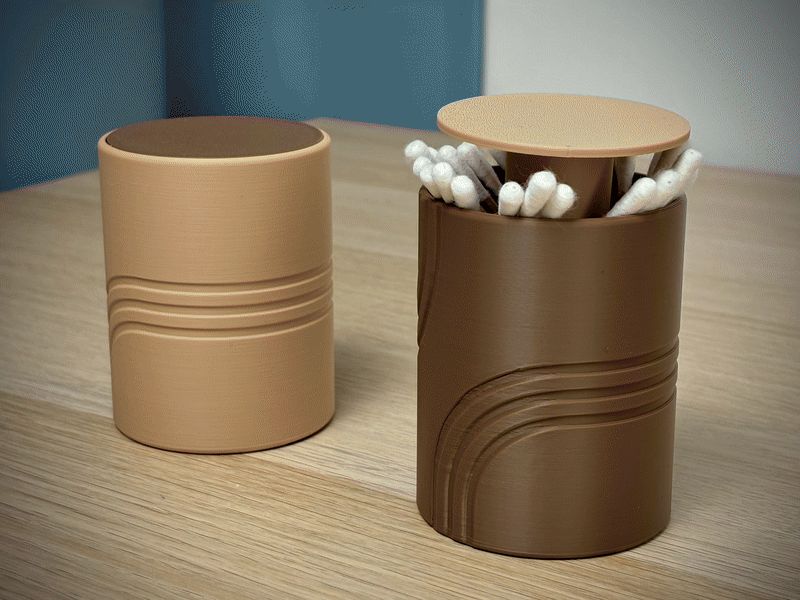 Pop-Up Storage Box | Press-to-Open Organizer