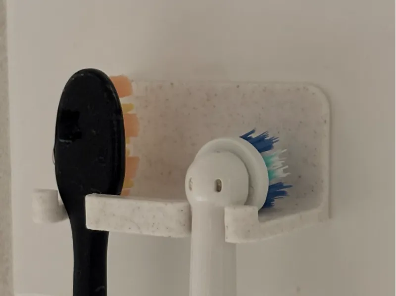 Toothbrush hanger universal
