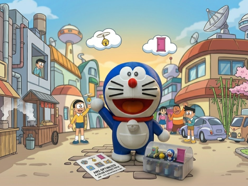 Doraemon (Optimizado para 3MF)