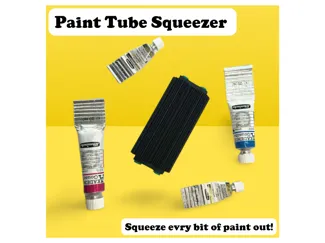 Paint tube squeezer