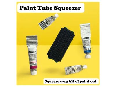 Paint tube squeezer