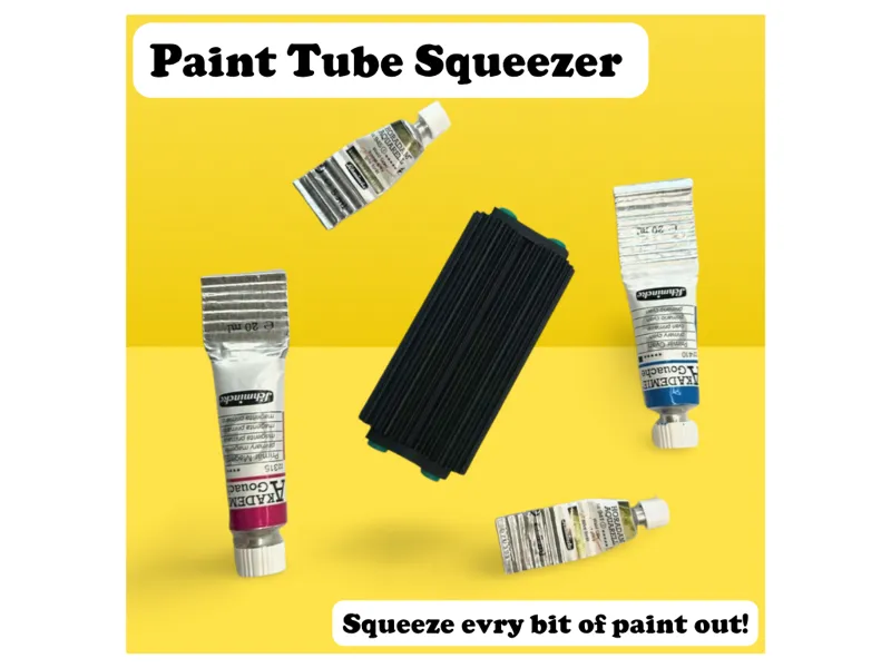 Paint tube squeezer