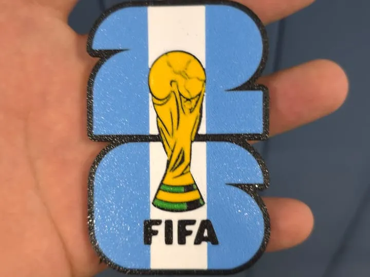 Llavero Fifa World 26 Bandera Argenitna