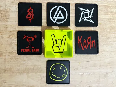 Music Coasters with holder