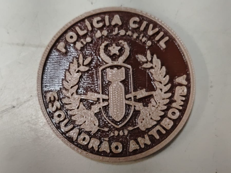 Moeda Esquadrão Antibomba CORE Rio de Janeiro