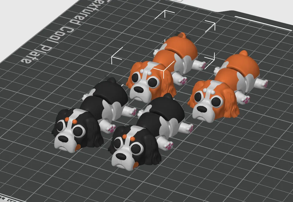Articulated Cavalier King Charles Spaniel view 2