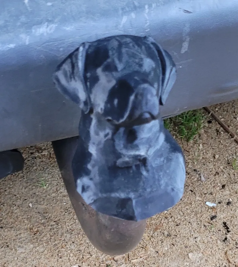 Trailerhitch cover Labrador Skull