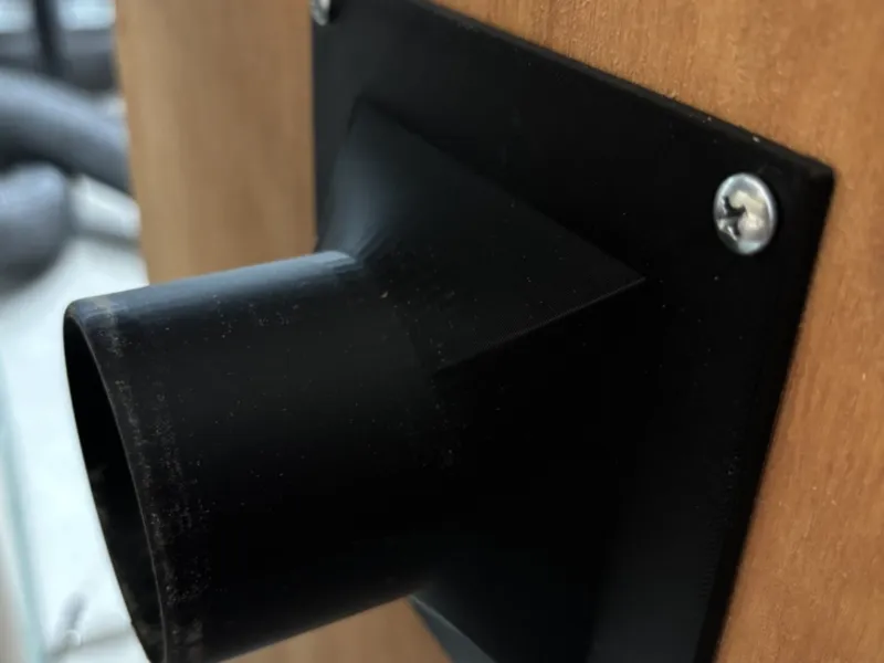 2 inch dust collection Port with mounting base