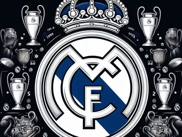 Pot décoratif Real Madrid 14 étoiles