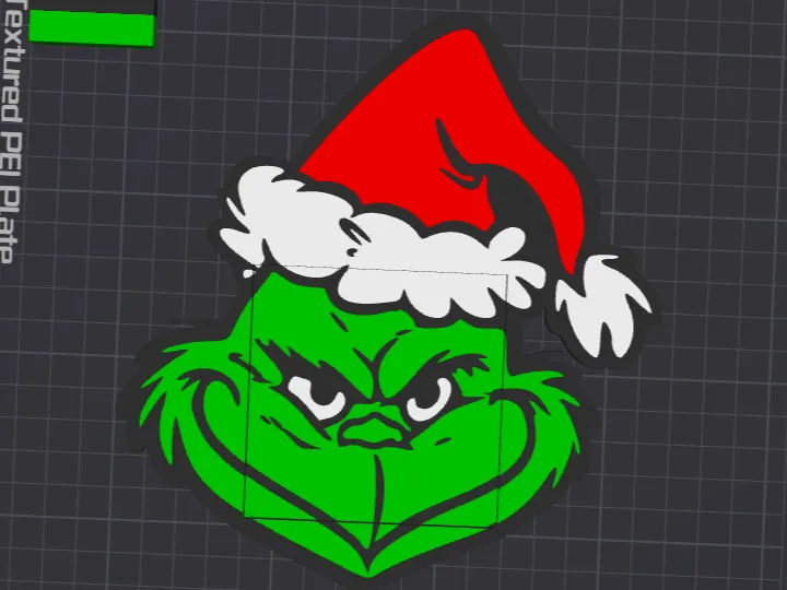 The Grinch post it holder