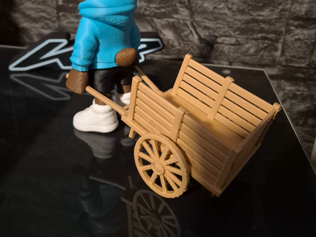 Ziehwagen für Cooler Osterhase