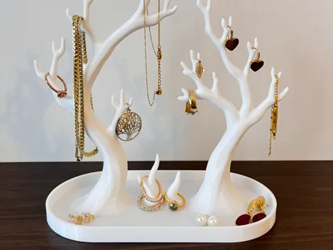 Soporte: Whispering Branches IV| Organic Jewelry Tree Stand — referencia de MakerWorld