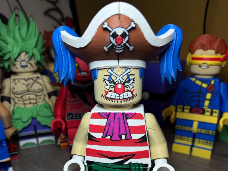 Buggy the Clown from One Piece Jumbo 9" tall
