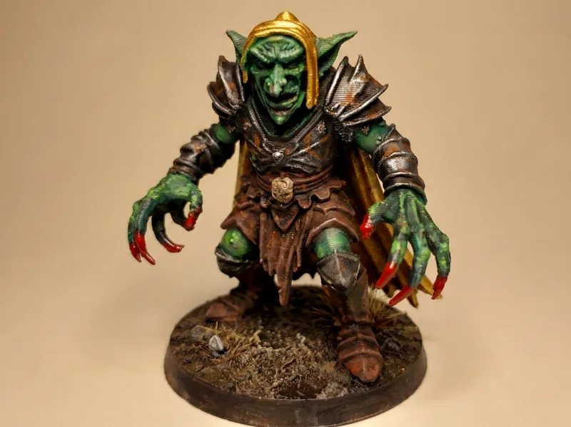 Goblin Lurker with Oversized Claws - DnD Miniature