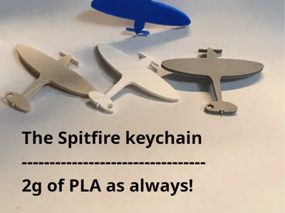 Spitfire keychain