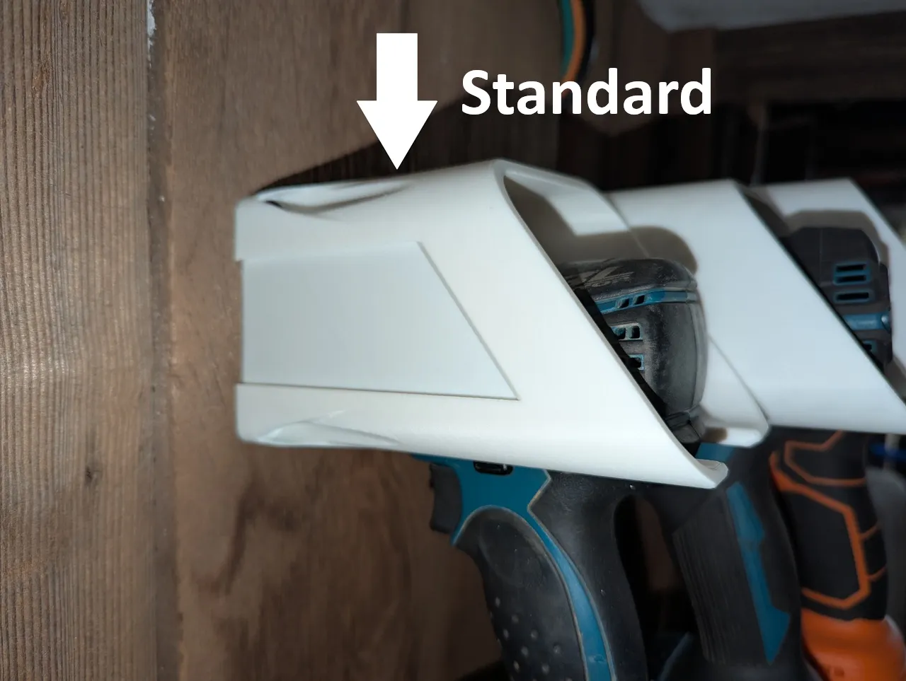 Drill Holder Wall Mount (No Shelf Required) view 3