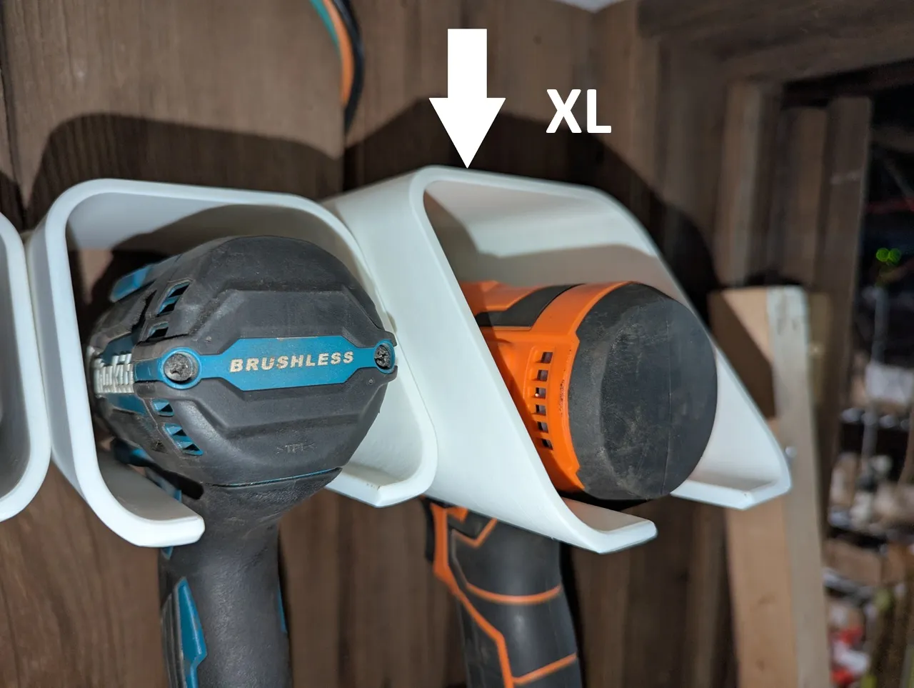 Drill Holder Wall Mount (No Shelf Required) view 4