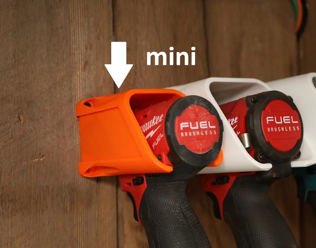 Drill Holder Wall Mount (No Shelf Required) view 2