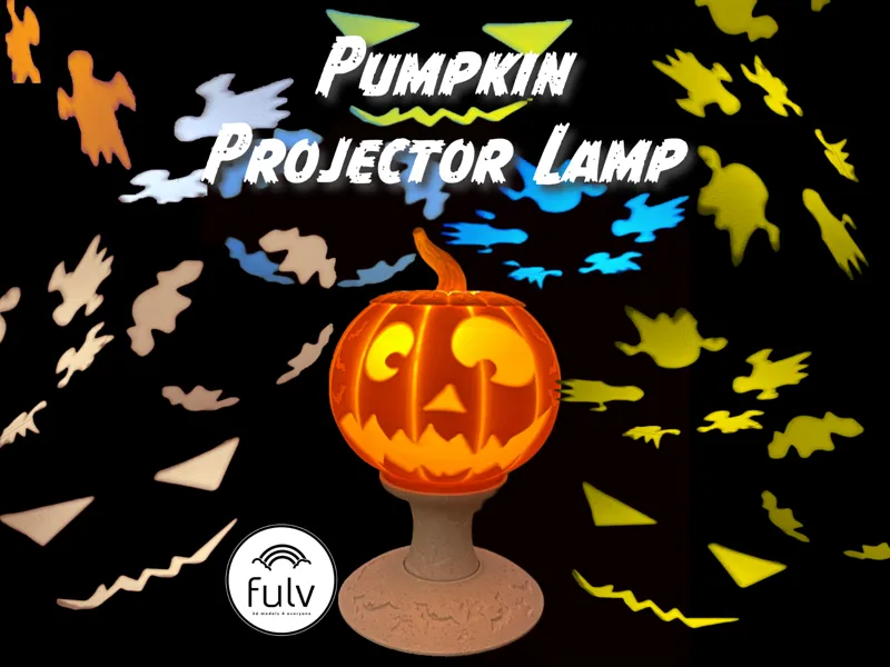 PUMPKIN PROJECTOR LAMP