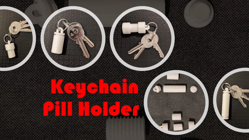 Keychain Pill Organizer