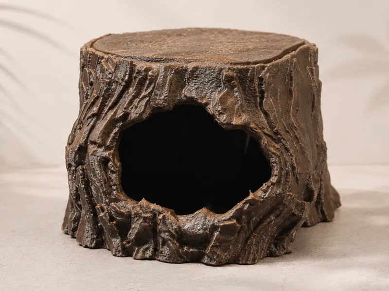 Realistic Tree Hollow Hide - Terrarium & Aquarium