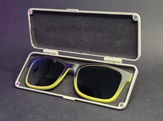 Case for sunglasses and clip-ons - NOW PARAMETRIC!