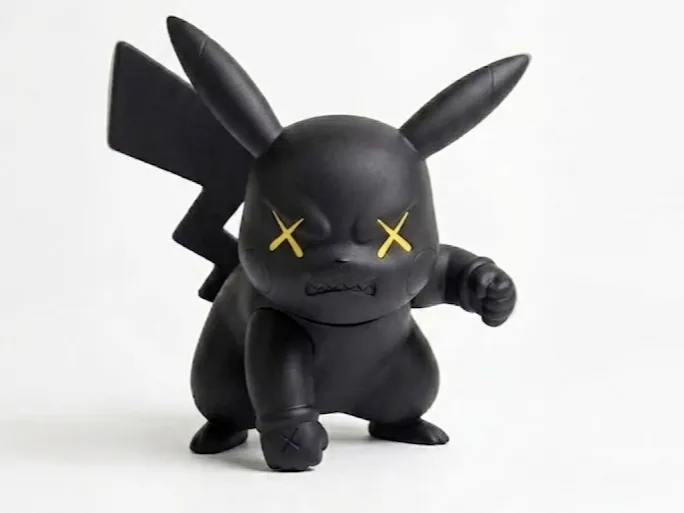 KAWS x angry Pikachu