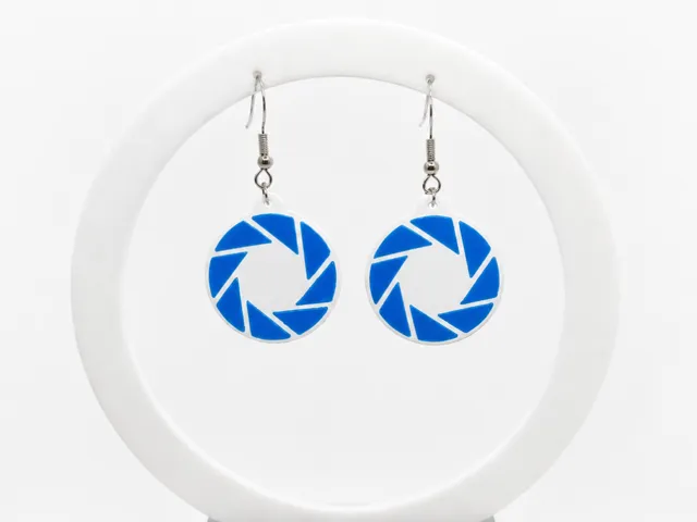 Portal Aperture Science Logo Earrings