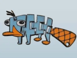 Perry the Platypus keychain