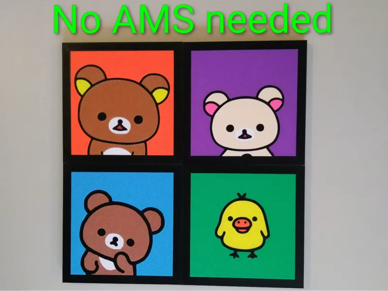 Rilakkuma Wall Art (no AMS)