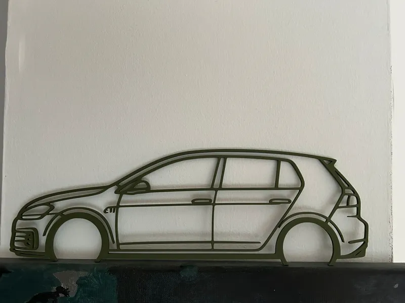 Silueta Volkswagen Golf Gti Mk7