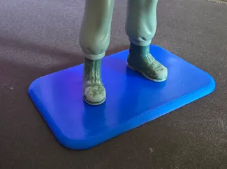 Ghostbusters Figure Base (1984 Columbia Pictures)