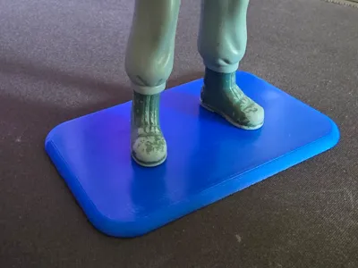Ghostbusters Figure Base (1984 Columbia Pictures)