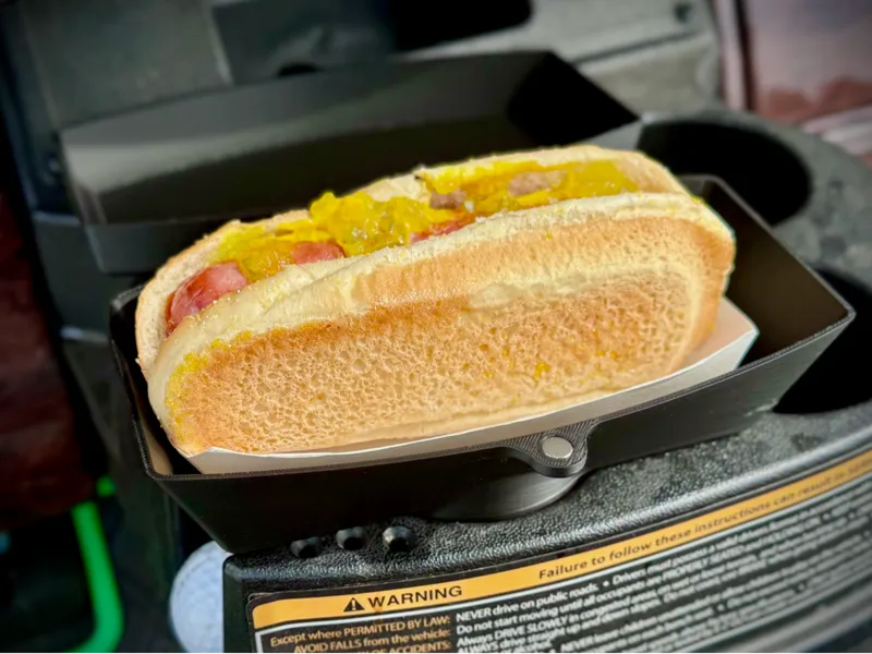 Golf Cart Hot Dog Holder