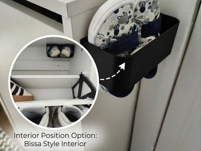 Adjustable Shoe Rack — No Drilling