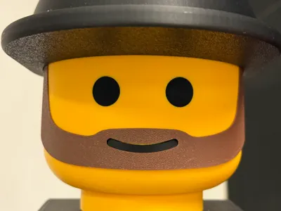 Large Minifigure Beard 10:1