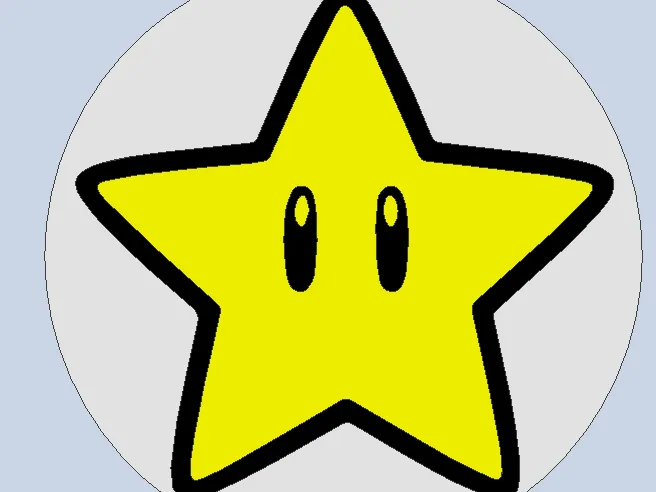 Coaster Star Super Mario