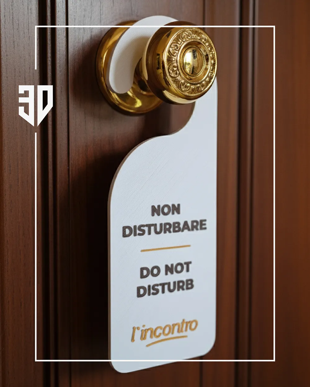 Do not disturb door hanger - Free 3D Print Model - MakerWorld