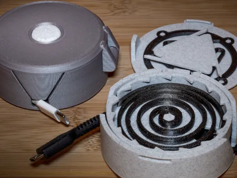 Retractable Cable Organizer - With Stop view 2