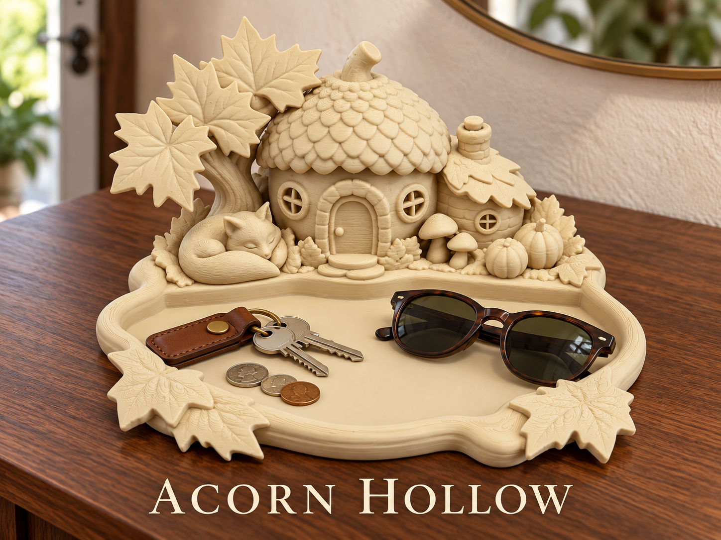 Acorn Hollow – Woodland Cottage Catchall Tray - 1