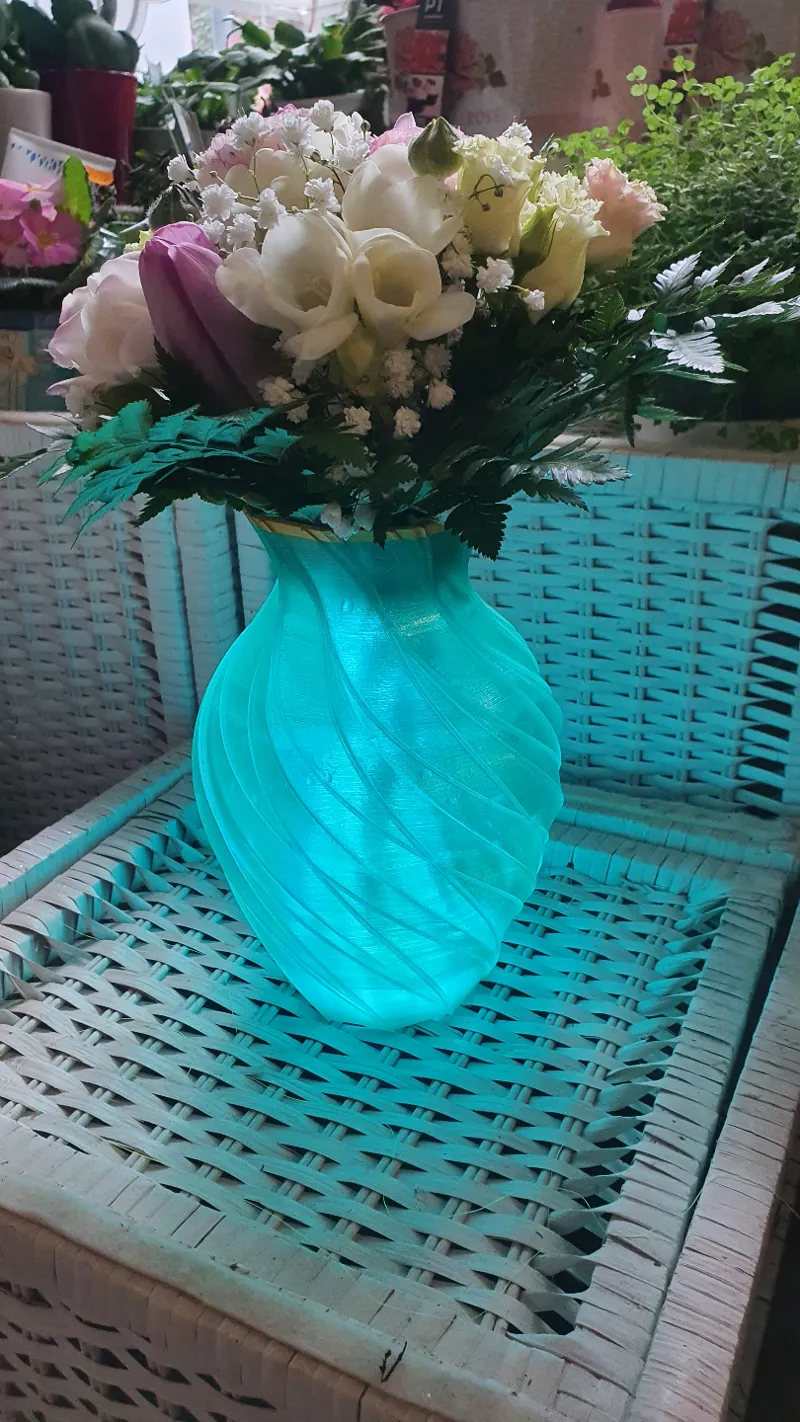 Vase mit Licht