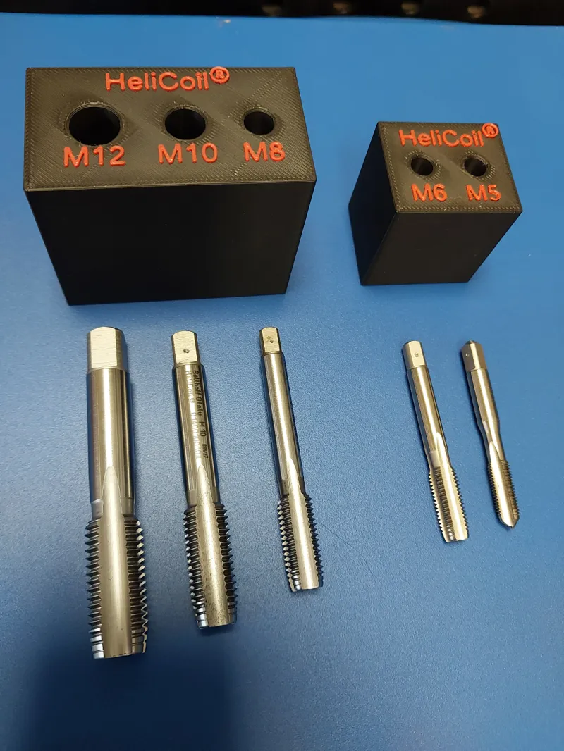 Helicoil tapping guide M5-M12