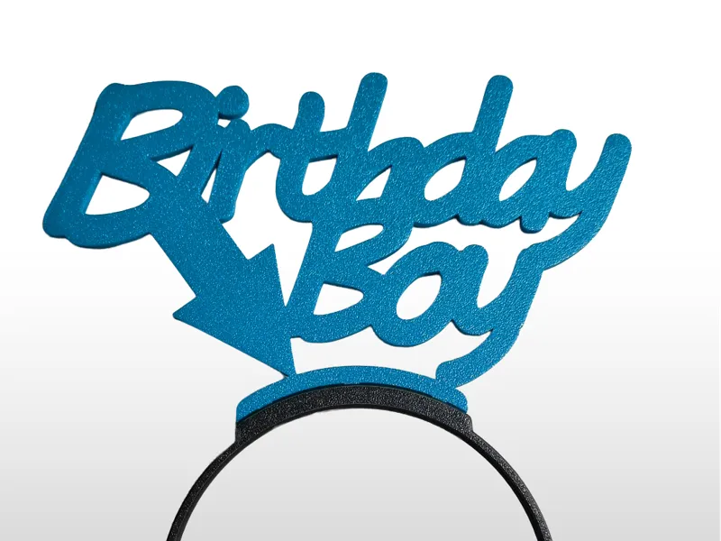 Birthday Boy Headband Topper - Birthday Party