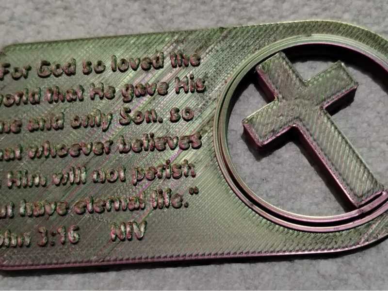John 3:16 NIV Christian Fidget 