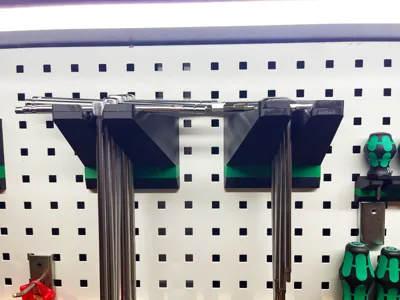 Wera T-Handle Tool Holder 10×10 Square Pegboard